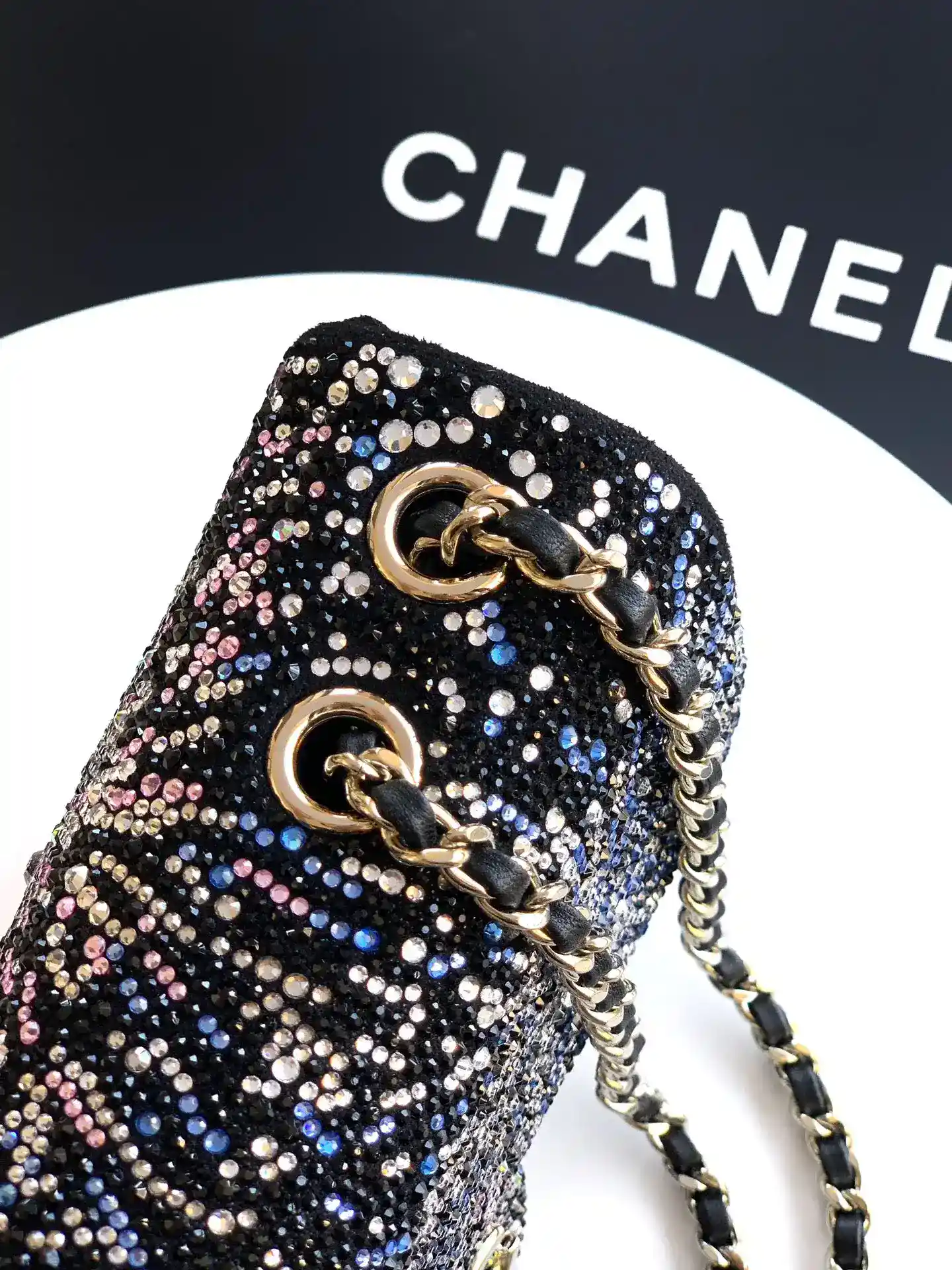 Chanel Classic Flap Black Crystal Shoulder Bag product photo from LabelPicks