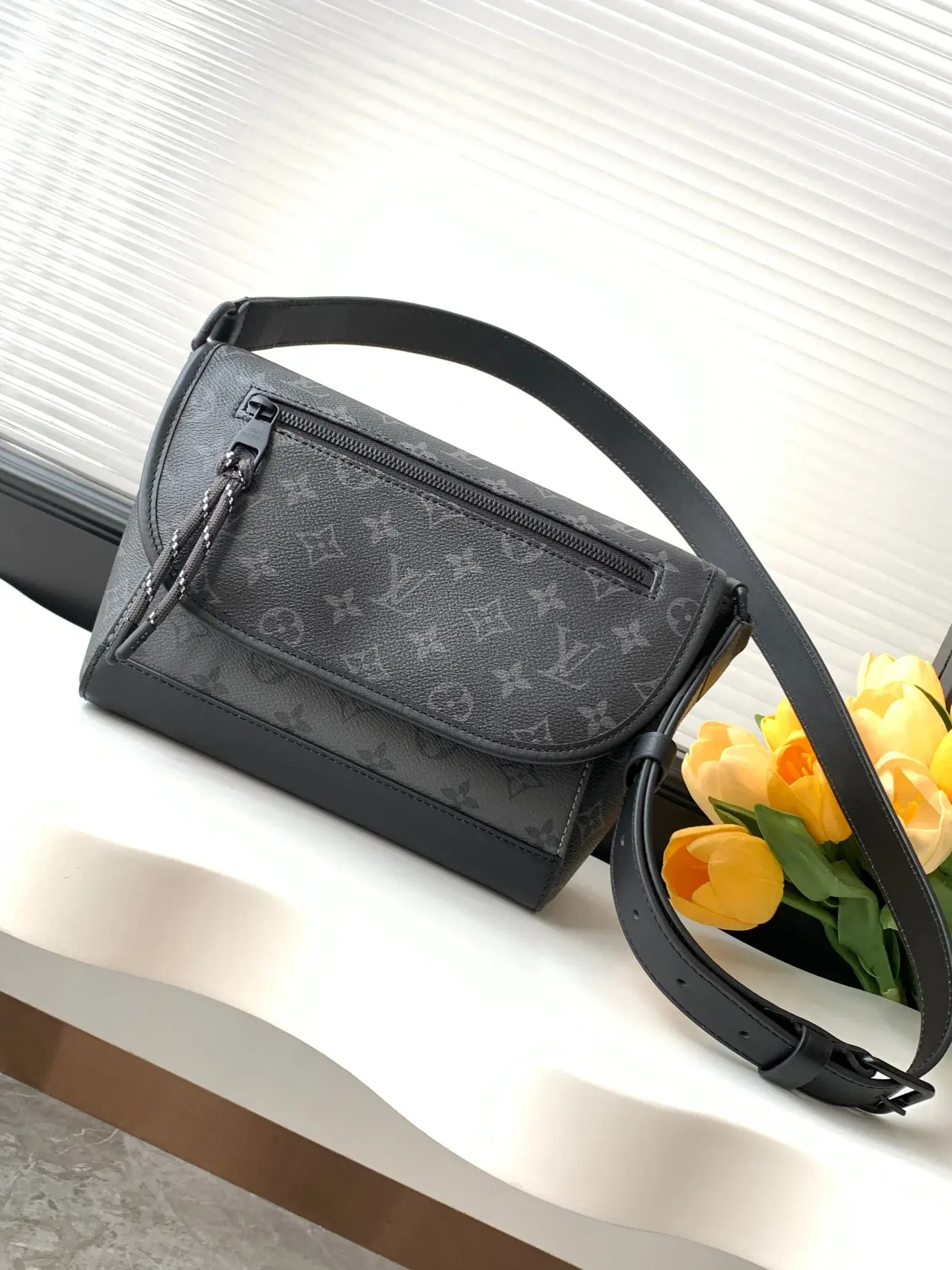 Louis Vuitton Canvas and Leather Crossbody Bag product photo from LabelPicks