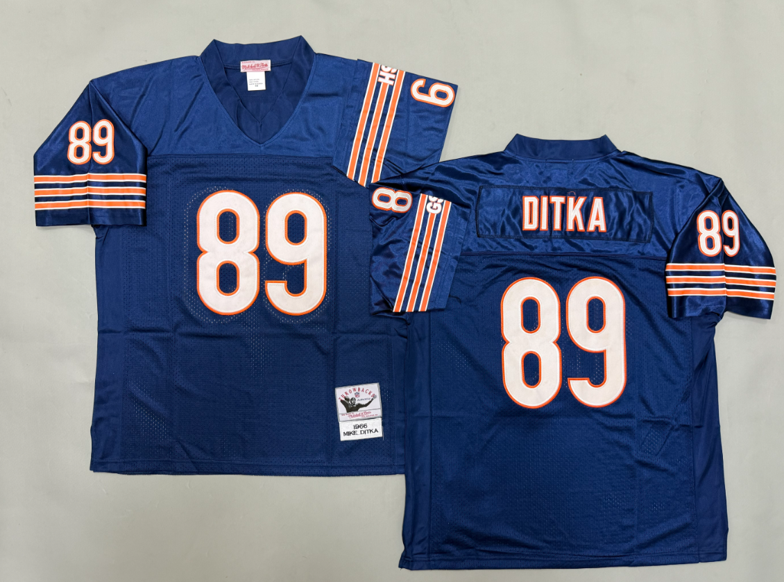 Mike Ditka Chicago Bears Authentic Throwback Retired Player Jersey