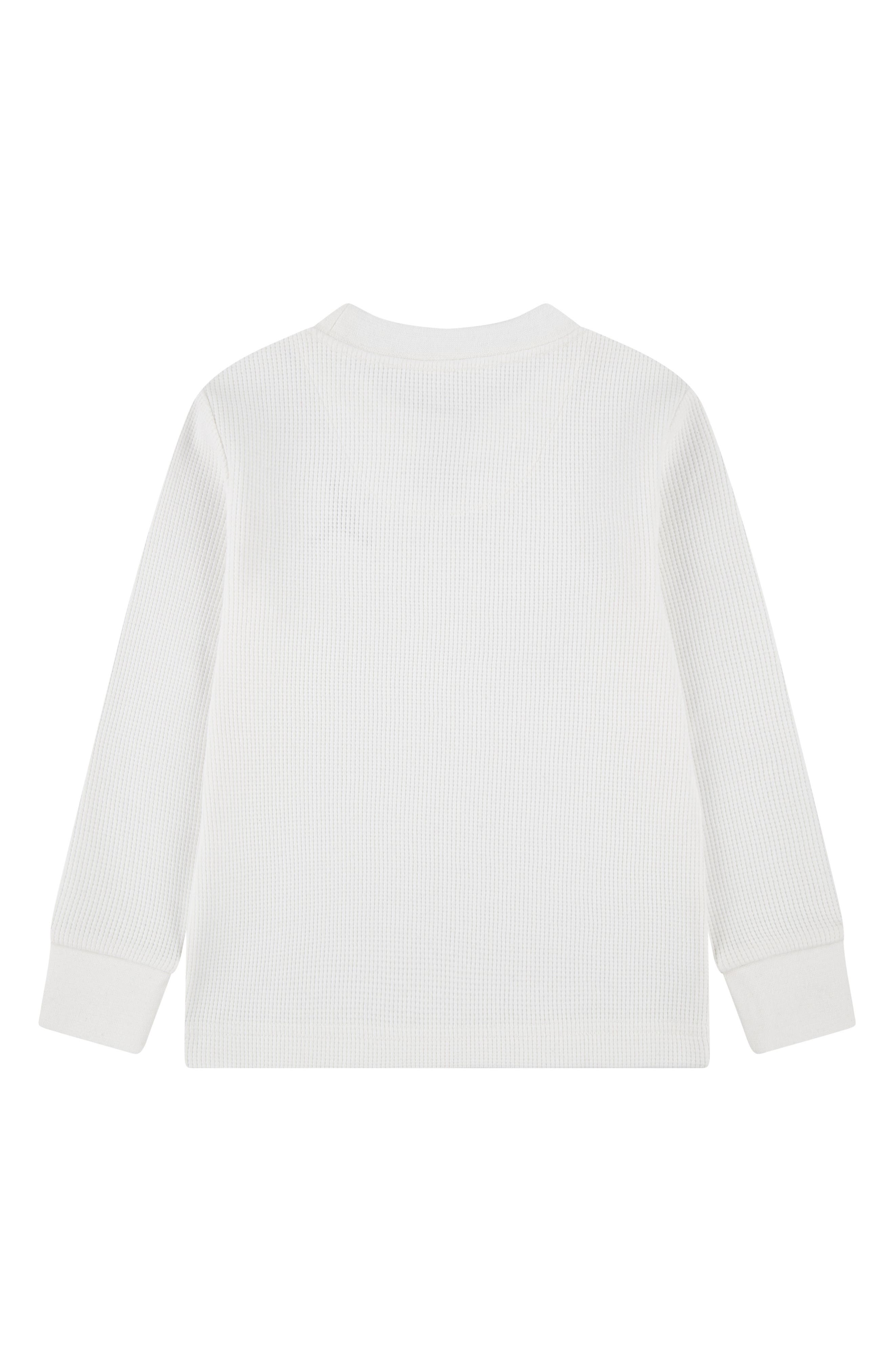 Jordan Kids' Essentials Waffle Knit Long Sleeve T-Shirt