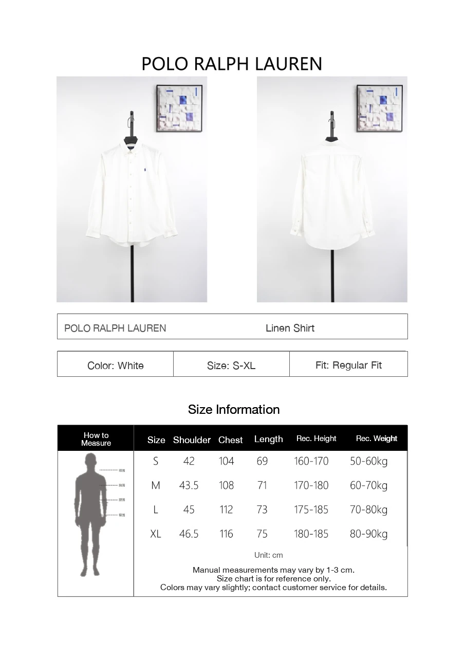 Ralph Lauren White Pony Embroidered Linen Long Sleeve Shirt product photo from LabelPicks