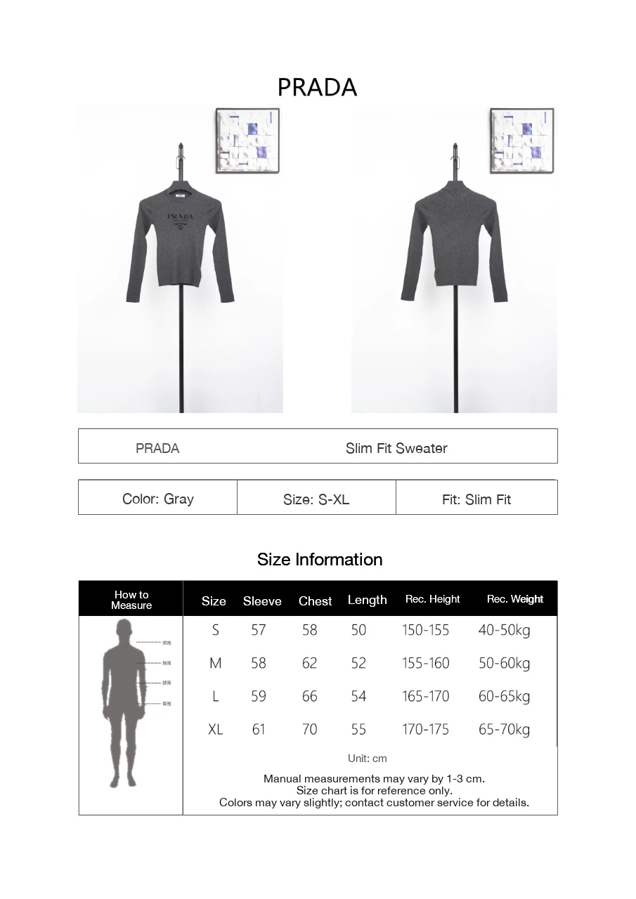 Prada Charcoal Recycled Silk Logo Jacquard Slim Knit Sweater product photo from LabelPicks