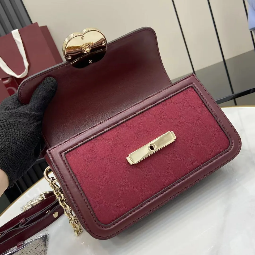 Gucci Red Monogram Canvas Crossbody Bag product photo from LabelPicks