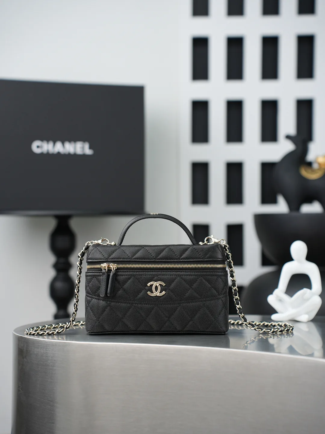 Chanel Quilted Leather Top Handle Bag product photo from LabelPicks
