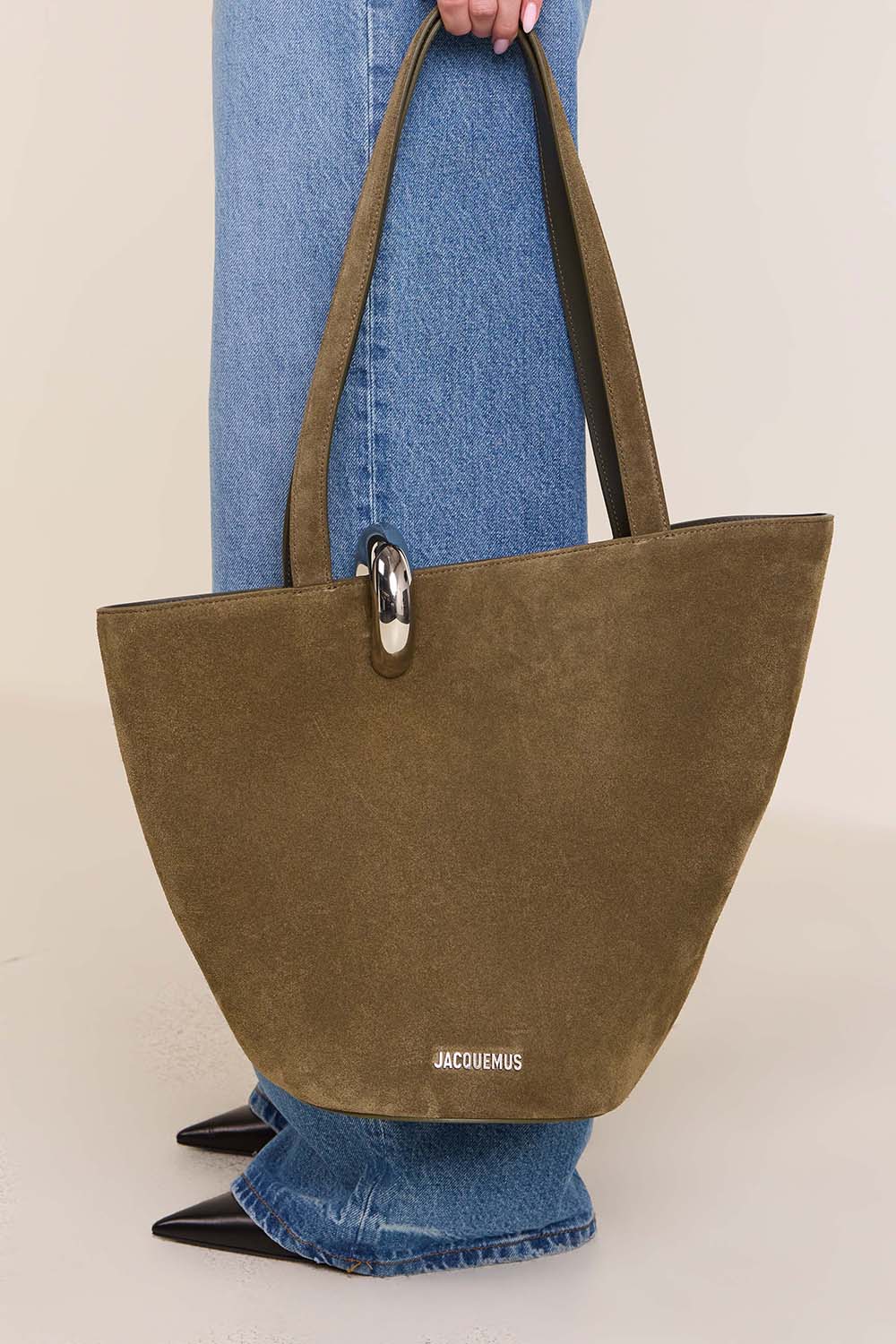 JACQUEMUS תיק באקט לה במבולה מויאן לארג'