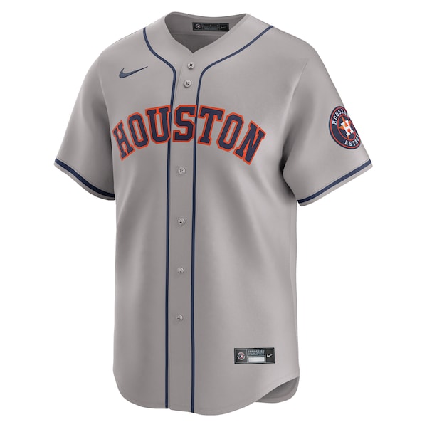 Houston Astros Nike Away Limited Jersey - Gray