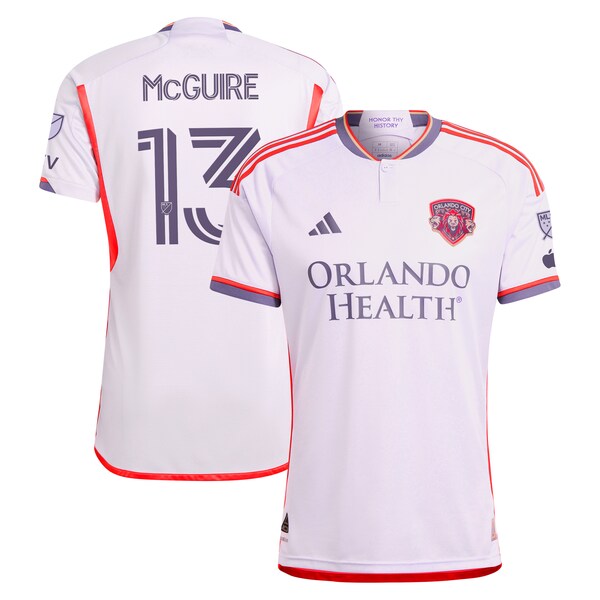 Duncan McGuire Orlando City SC adidas 2024 Legacy Kit Authentic Player Jersey – Purple
