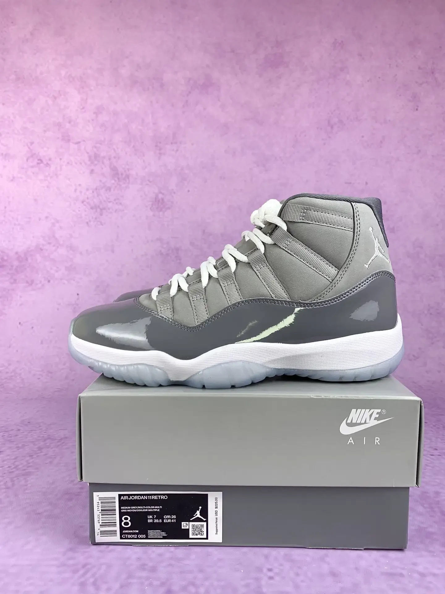 Air Jordan 11 Retro “Cool Grey” Shoes product photo from LabelPicks