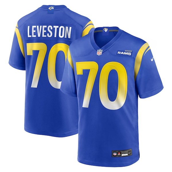 KT Leveston Los Angeles Rams Nike Team Game Jersey -  Royal