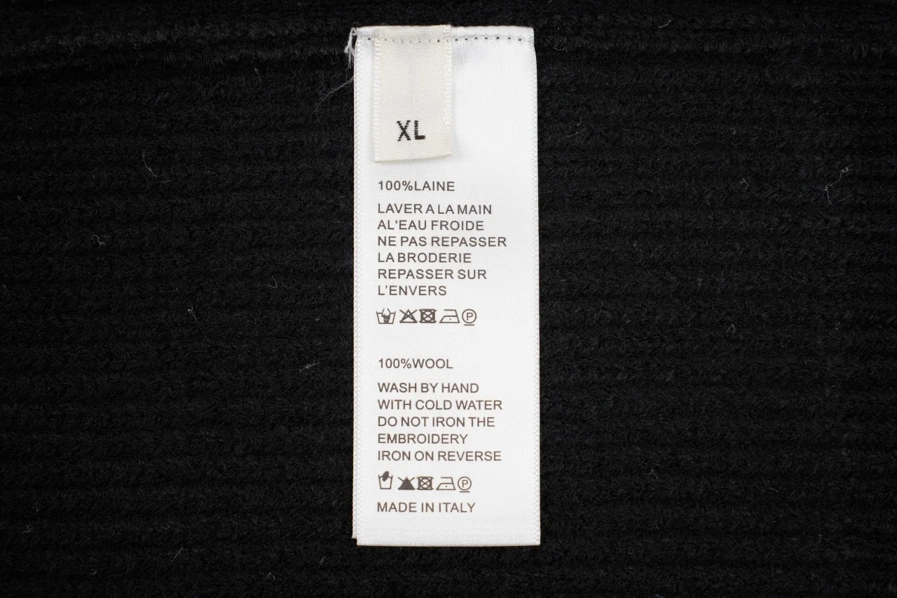 CELINE Black Felt Letter Crewneck Sweater product photo from LabelPicks