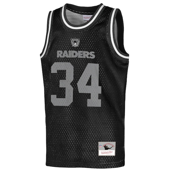 Bo Jackson Las Vegas Raiders  Youth Retired Player NFL Basketball Fashion Jersey - Black