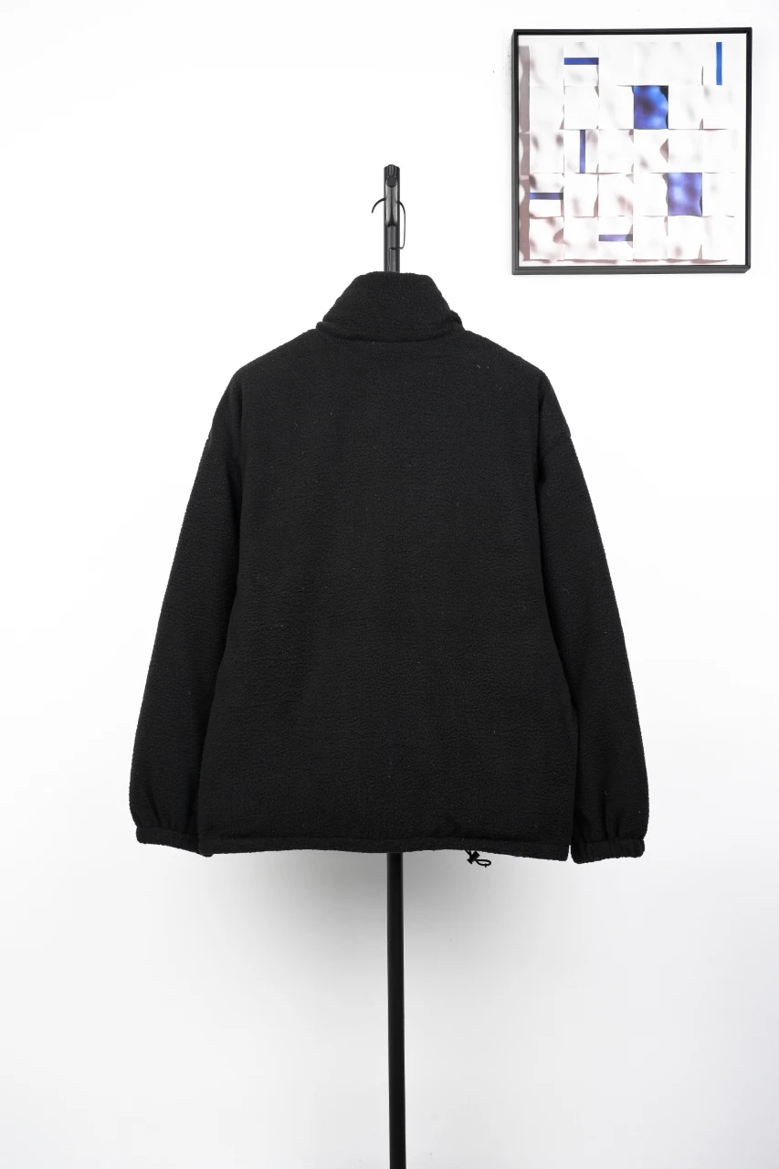 Miu Miu Black Fleece Collar Down Jacket product photo from LabelPicks