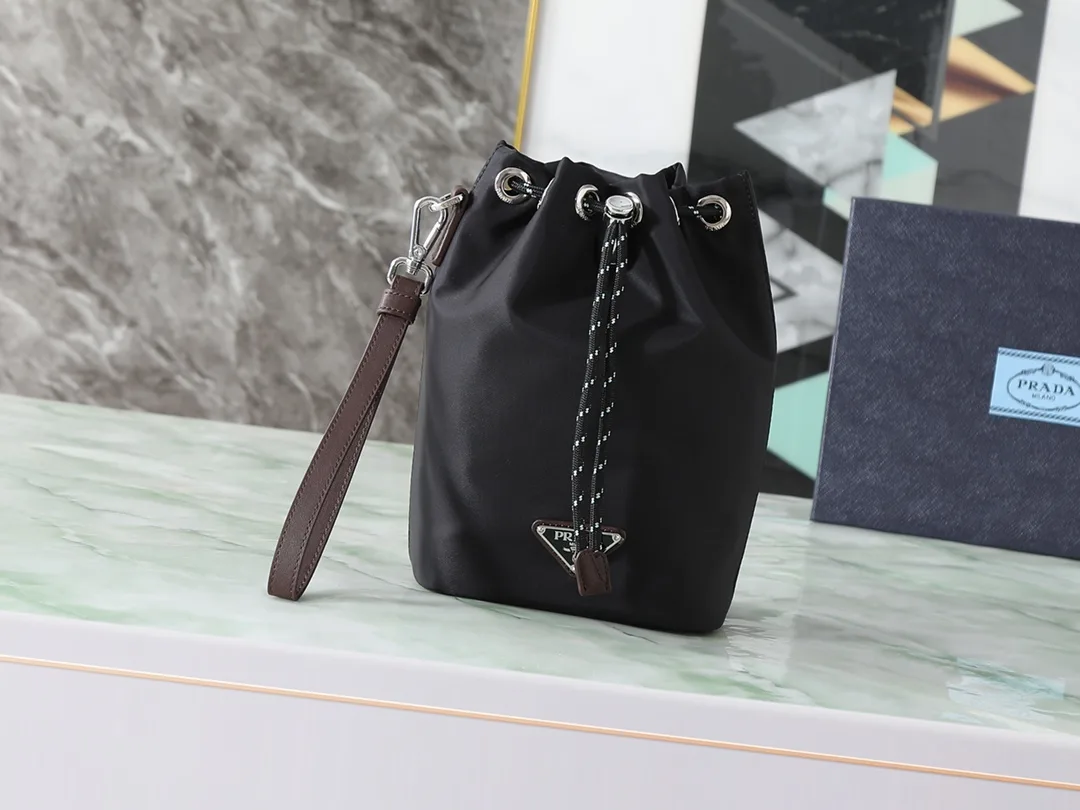 Prada Black Nylon Bucket Bag product photo from LabelPicks