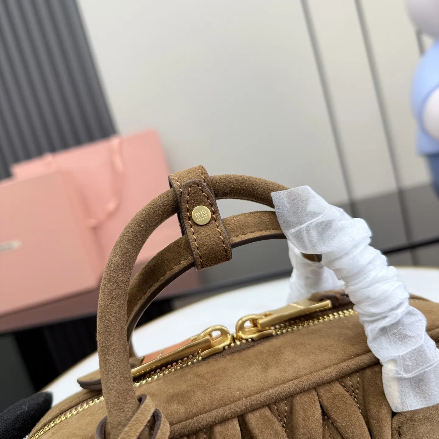 Miu Miu Arcadie Calfskin Top Handle Bag product photo from LabelPicks