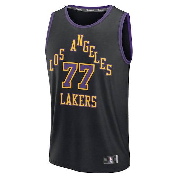 Luka Dončić Los Angeles Lakers  2025/26 City Edition Fast Break Jersey - Black