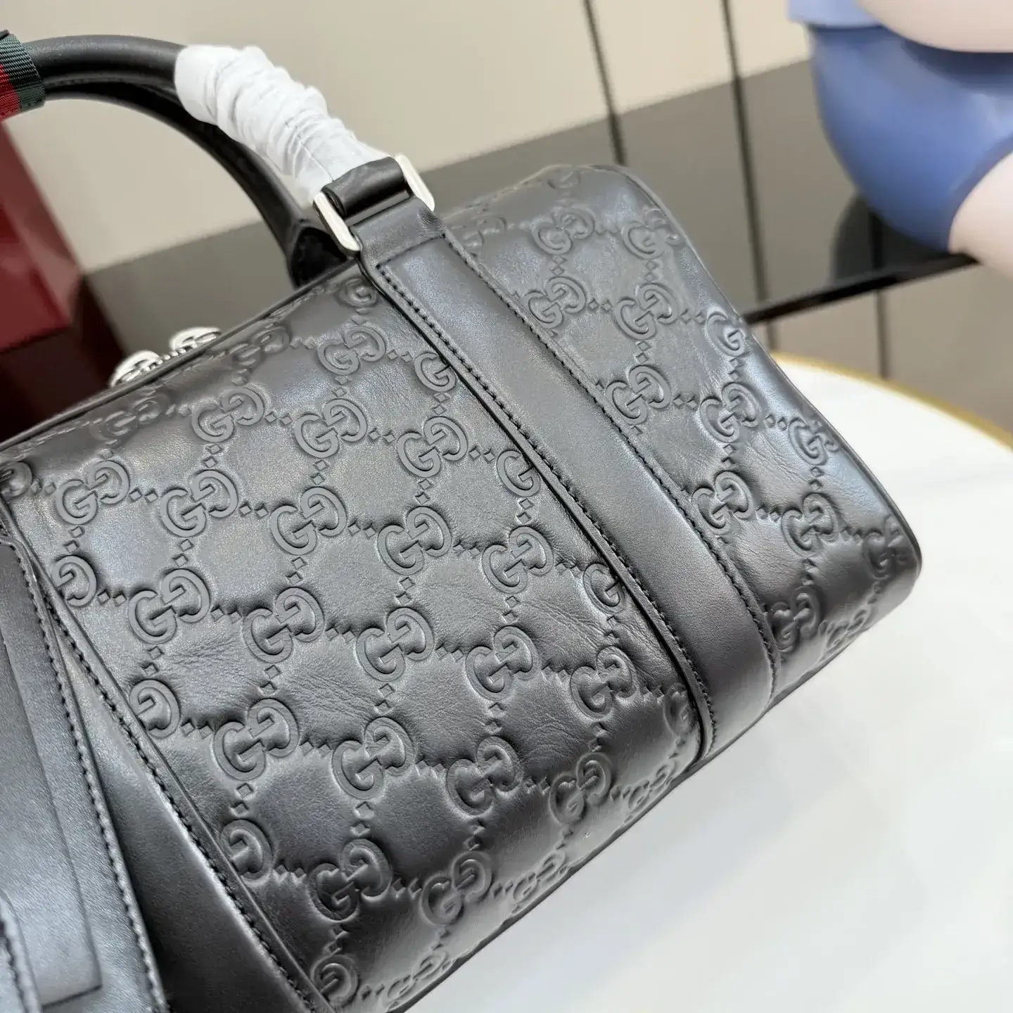 Gucci Black Smooth Leather Top Handle Bag product photo from LabelPicks