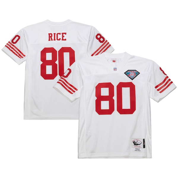 Jerry Rice San Francisco 49ers 1994  Authentic Throwback Retired Player Jersey - White