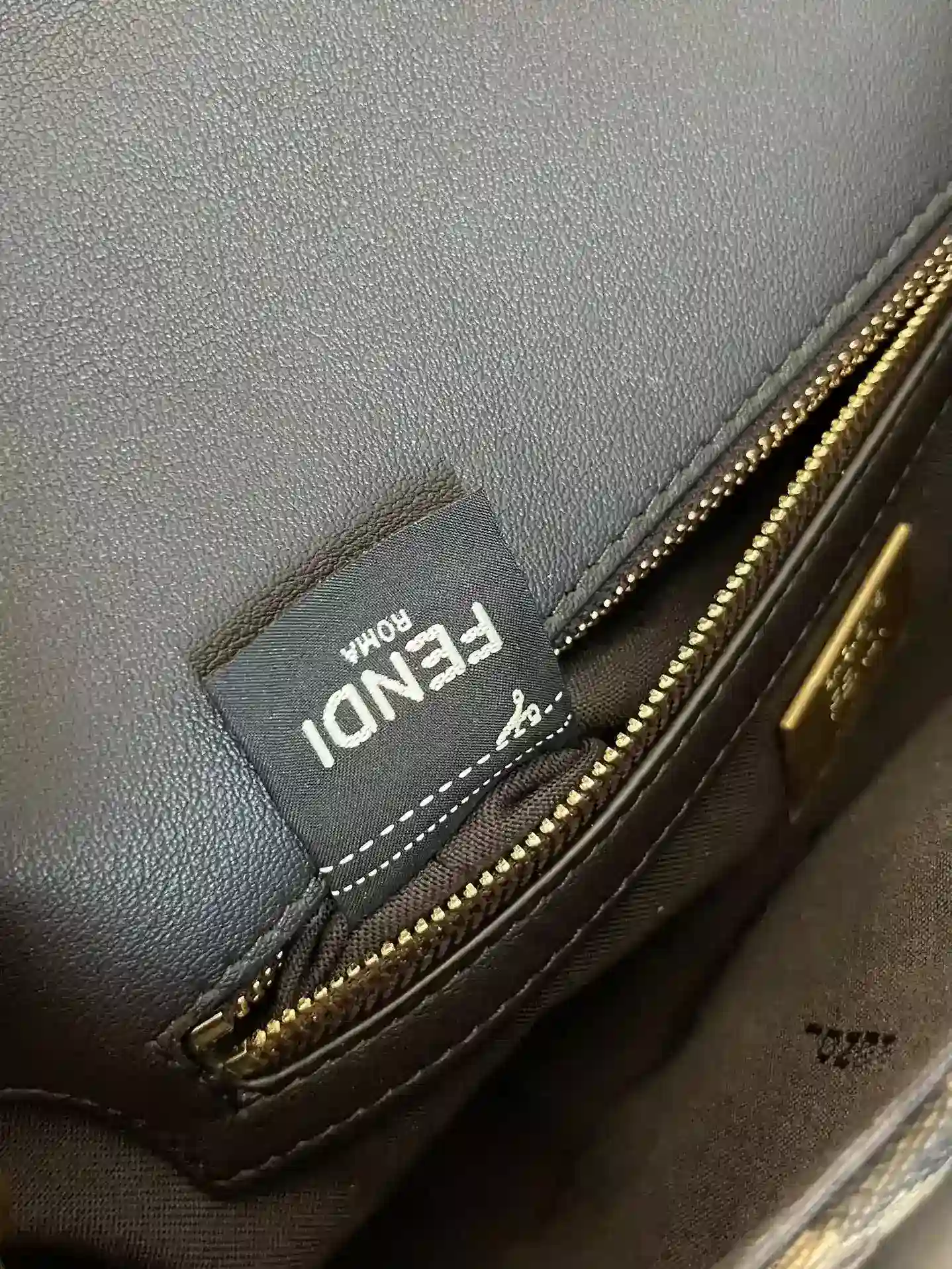 Fendi Brown Baguette Monogram Canvas Crossbody Bag product photo from LabelPicks