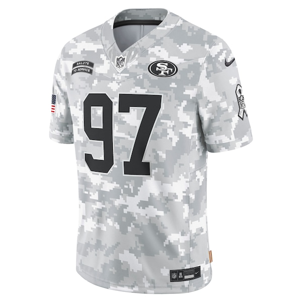 Nick Bosa San Francisco 49ers Nike 2024 Salute to Service Limited Jersey - Arctic Camo