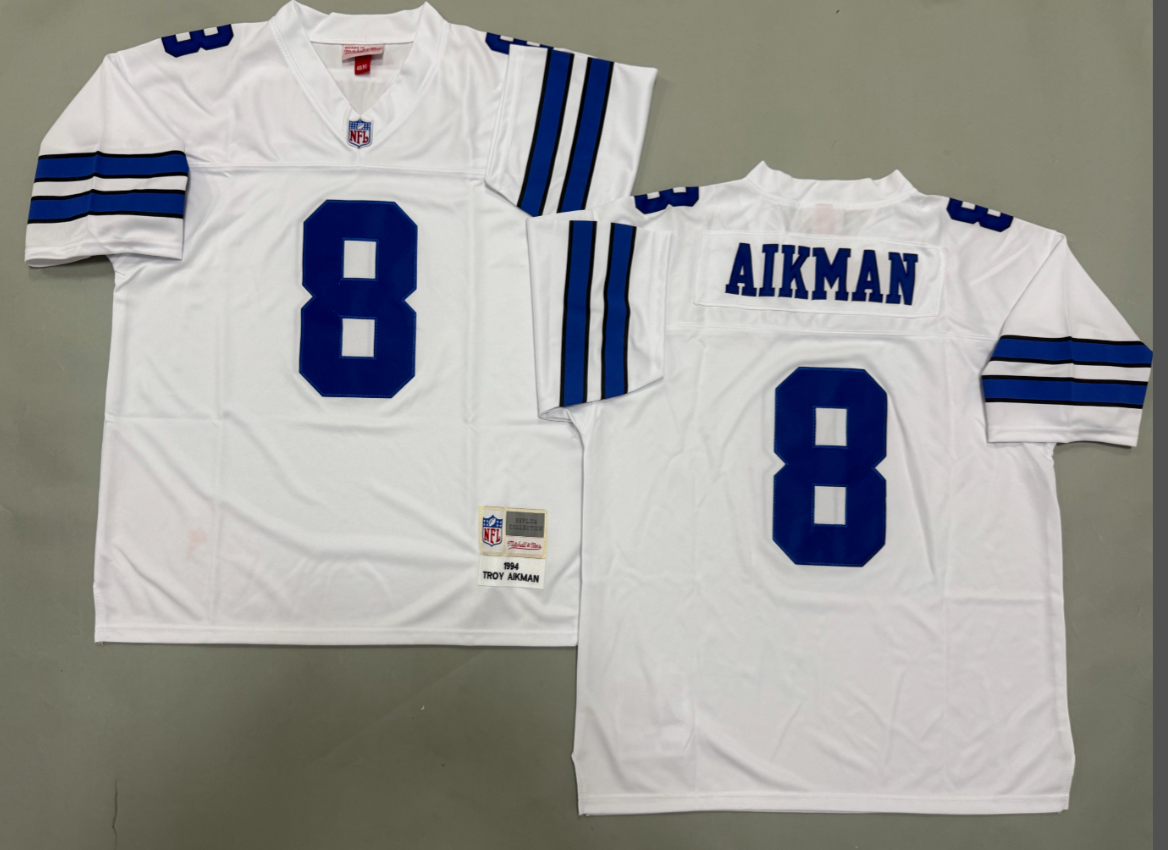 Troy Aikman Dallas Cowboys Authentic Throwback Retired Player Jersey