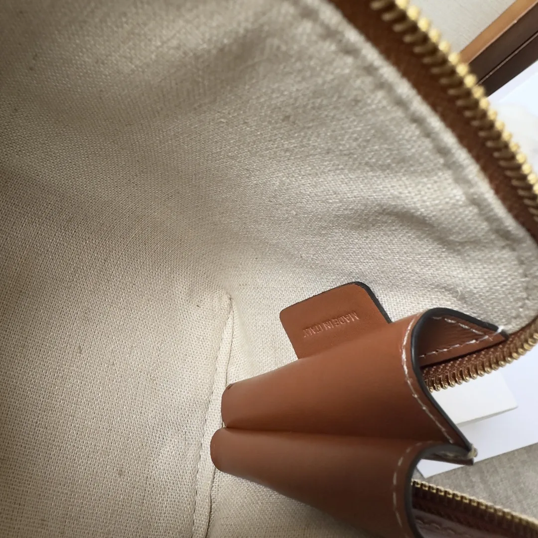 Celine Gold Triomphe Calfskin Shoulder Bag product photo from LabelPicks