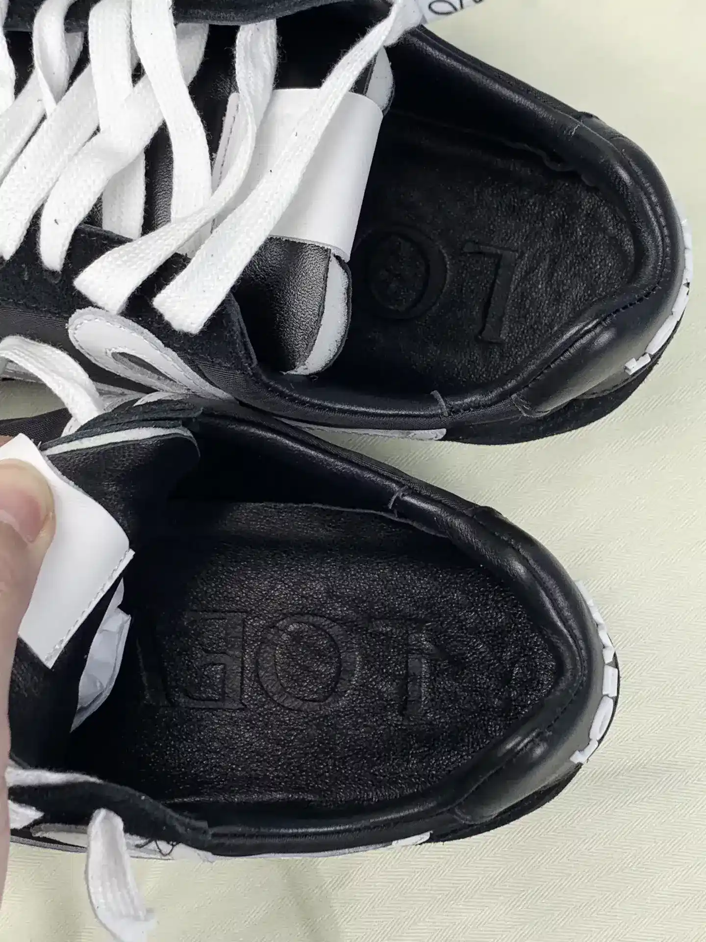 LOEWE Ballet Runner 2.0 in nylon and calfskin product photo from LabelPicks
