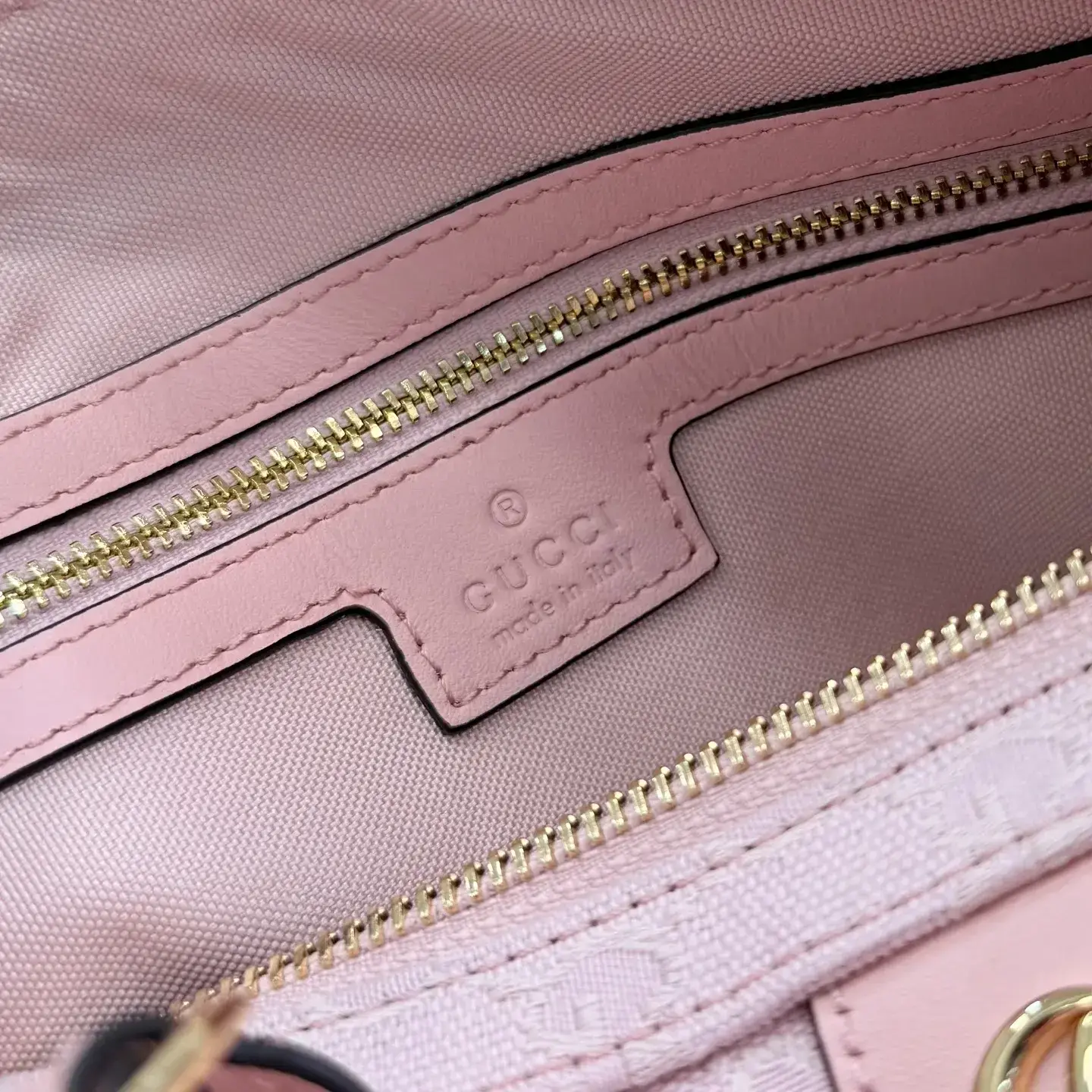 Gucci Pink Ophidia GG Supreme Canvas Top Handle Bag product photo from LabelPicks