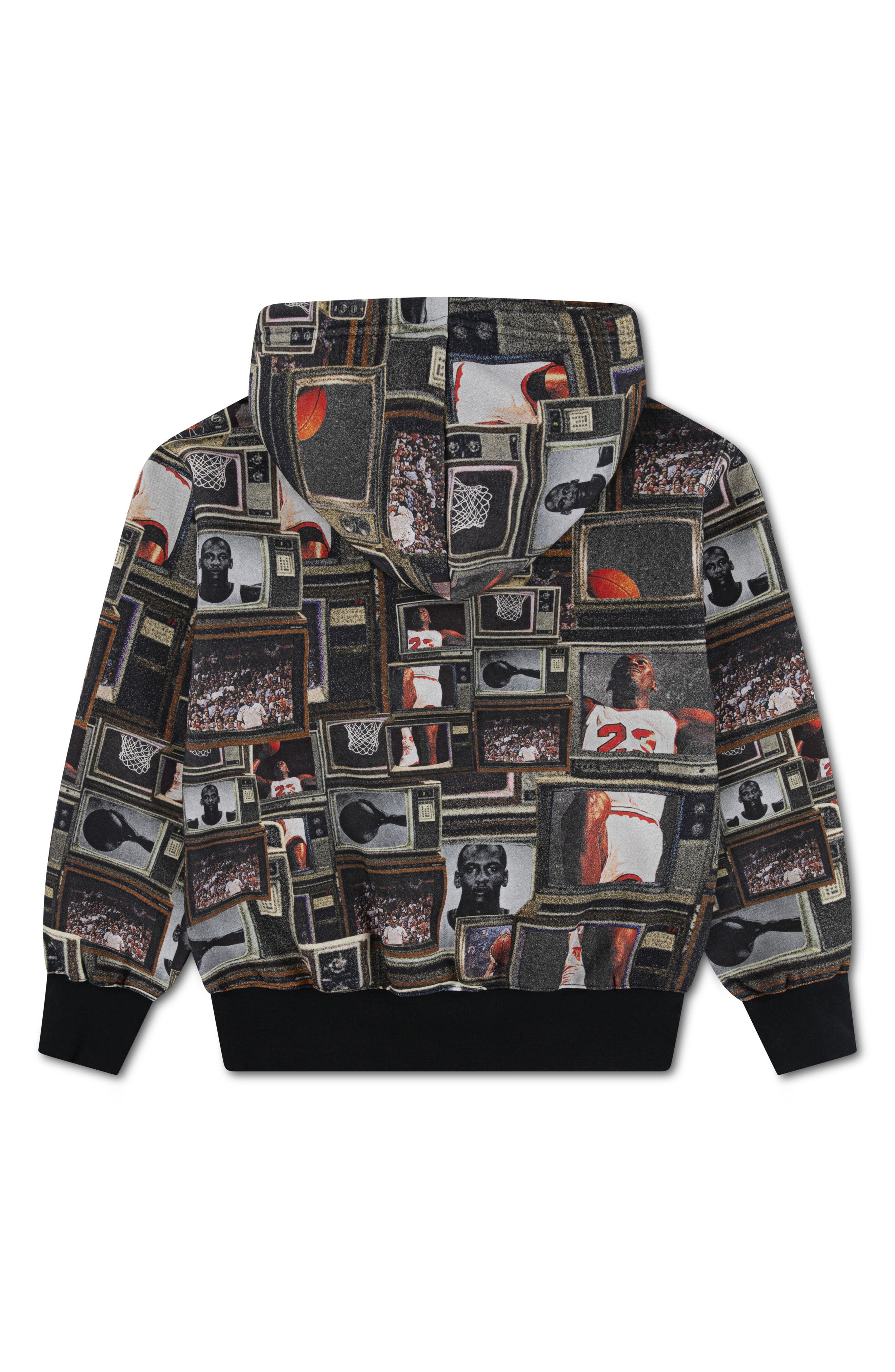 Jordan Kids' MJ Print Brooklyn Fleece Hoodie