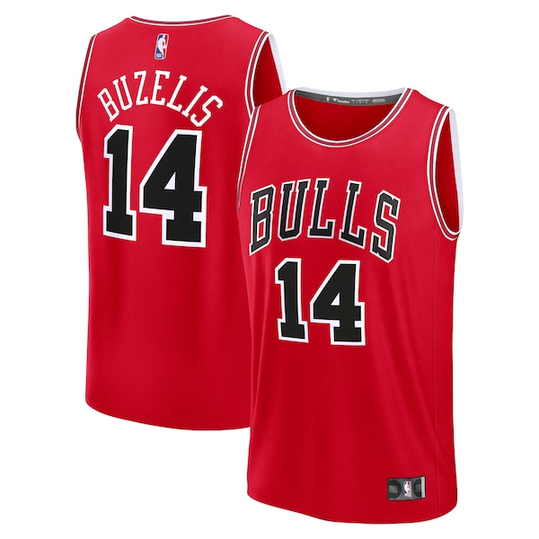Matas Buzelis Chicago Bulls  Youth Fast Break Replica Player Jersey - Icon Edition - Red