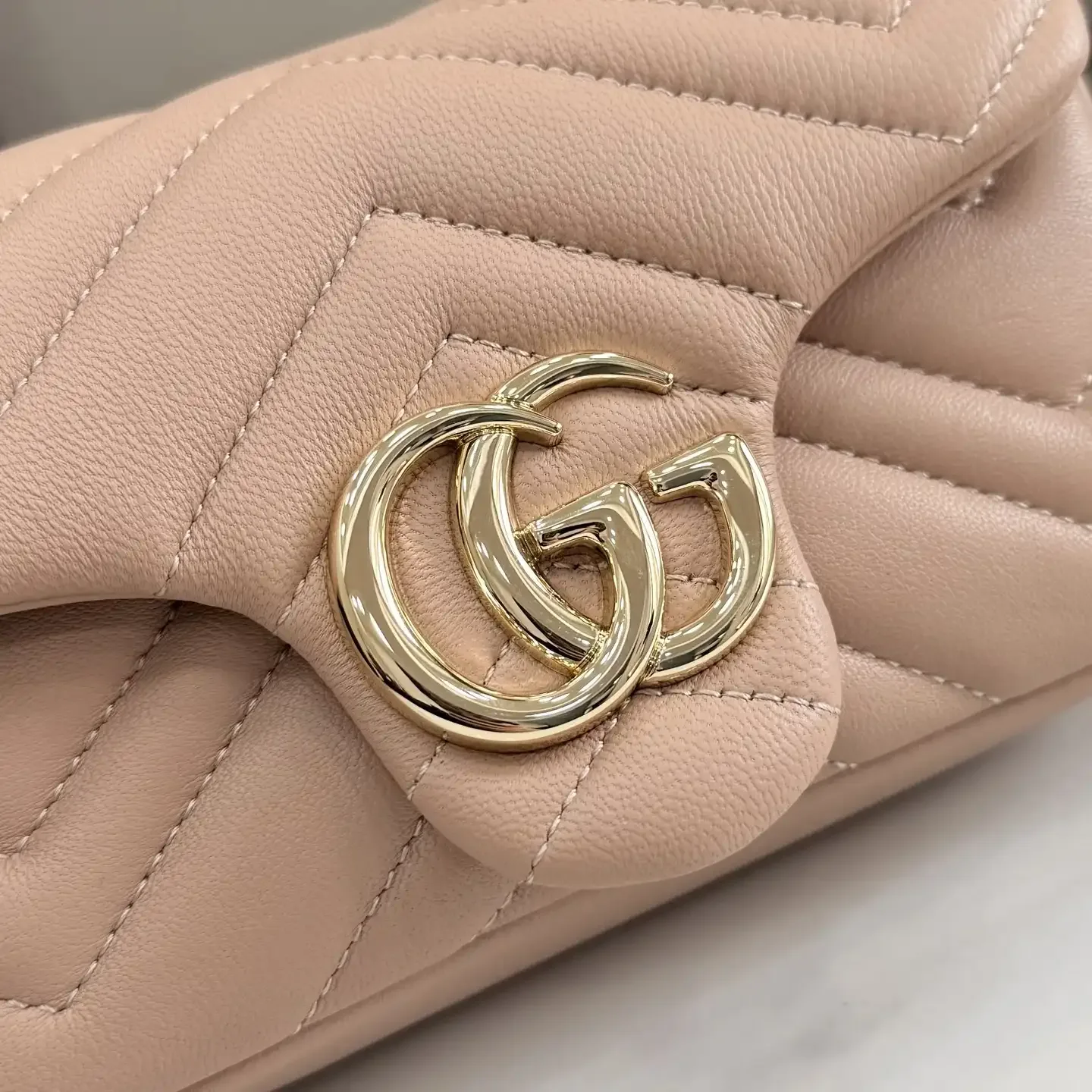 Gucci Pink Marmont GG Supreme Canvas Crossbody Bag product photo from LabelPicks