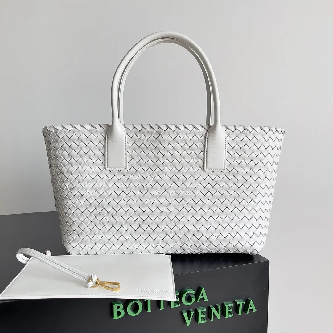 Bottega Veneta Intrecciato Woven Leather Cabat Tote Bag product photo from LabelPicks