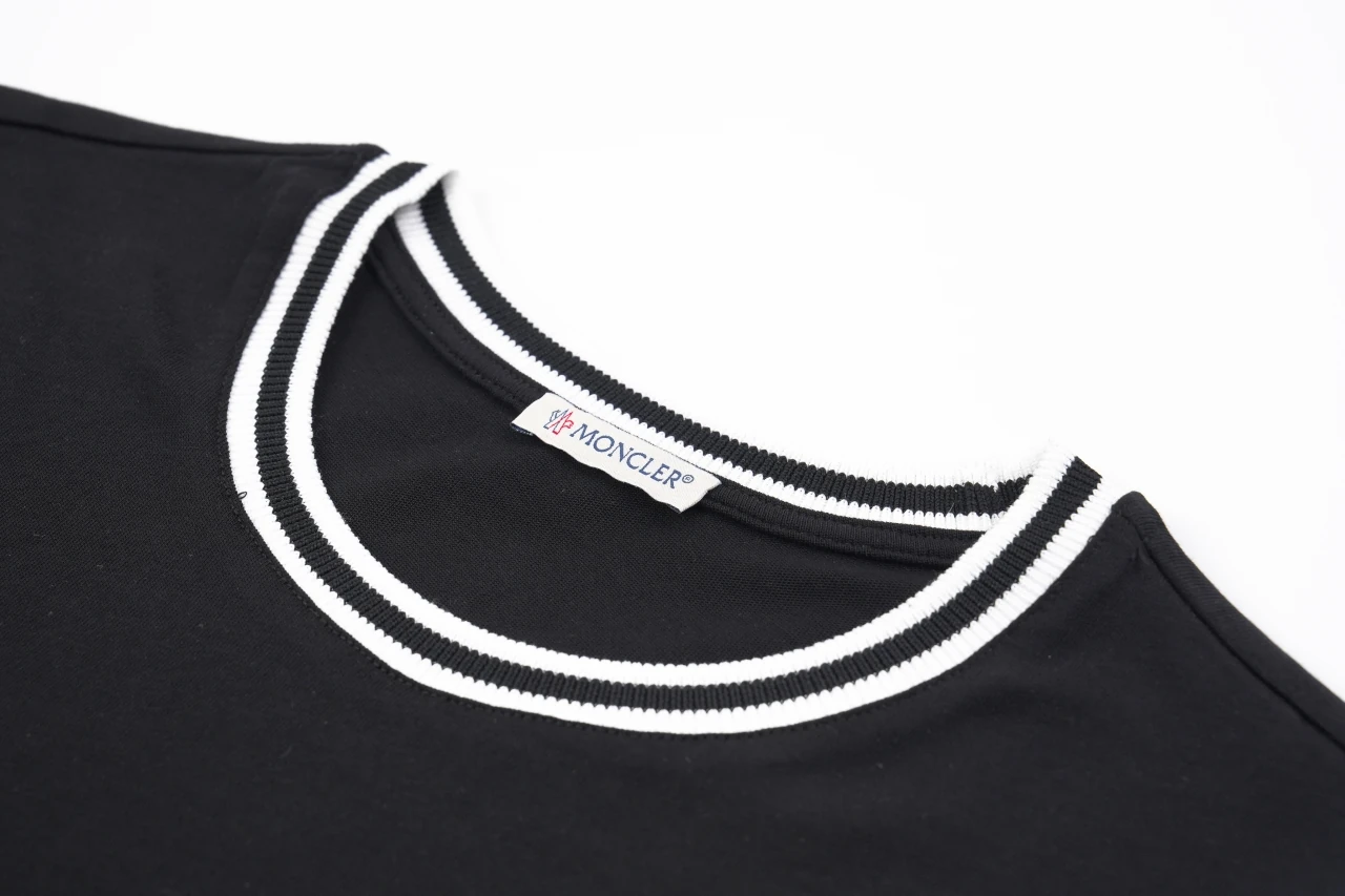 Moncler Black MonDuck Embroidered T-Shirt product photo from LabelPicks