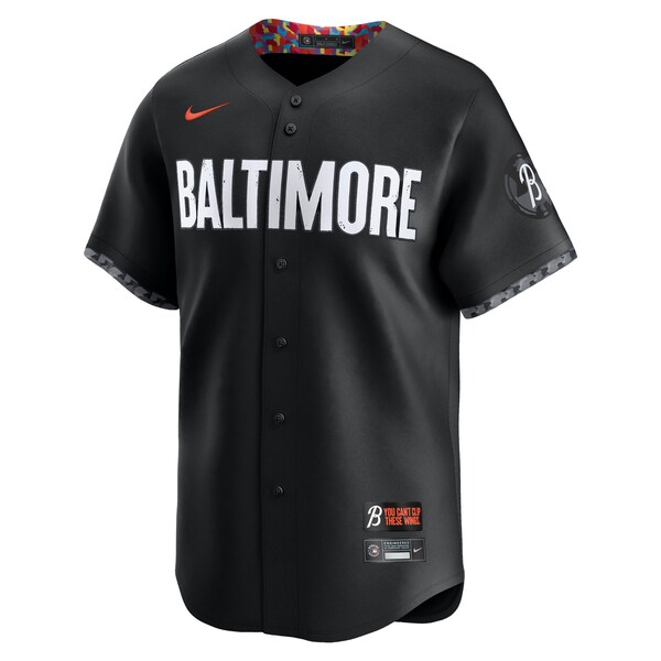 Adley Rutschman Baltimore Orioles Nike City Connect Limited Jersey - Black