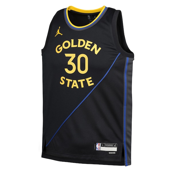 Stephen Curry Golden State Warriors Jordan Brand Youth Swingman Jersey - Statement Edition - Navy