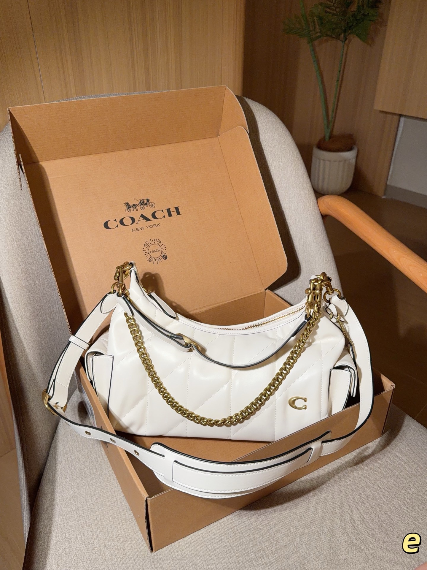 coach Juliet underarm bag / croissant bag