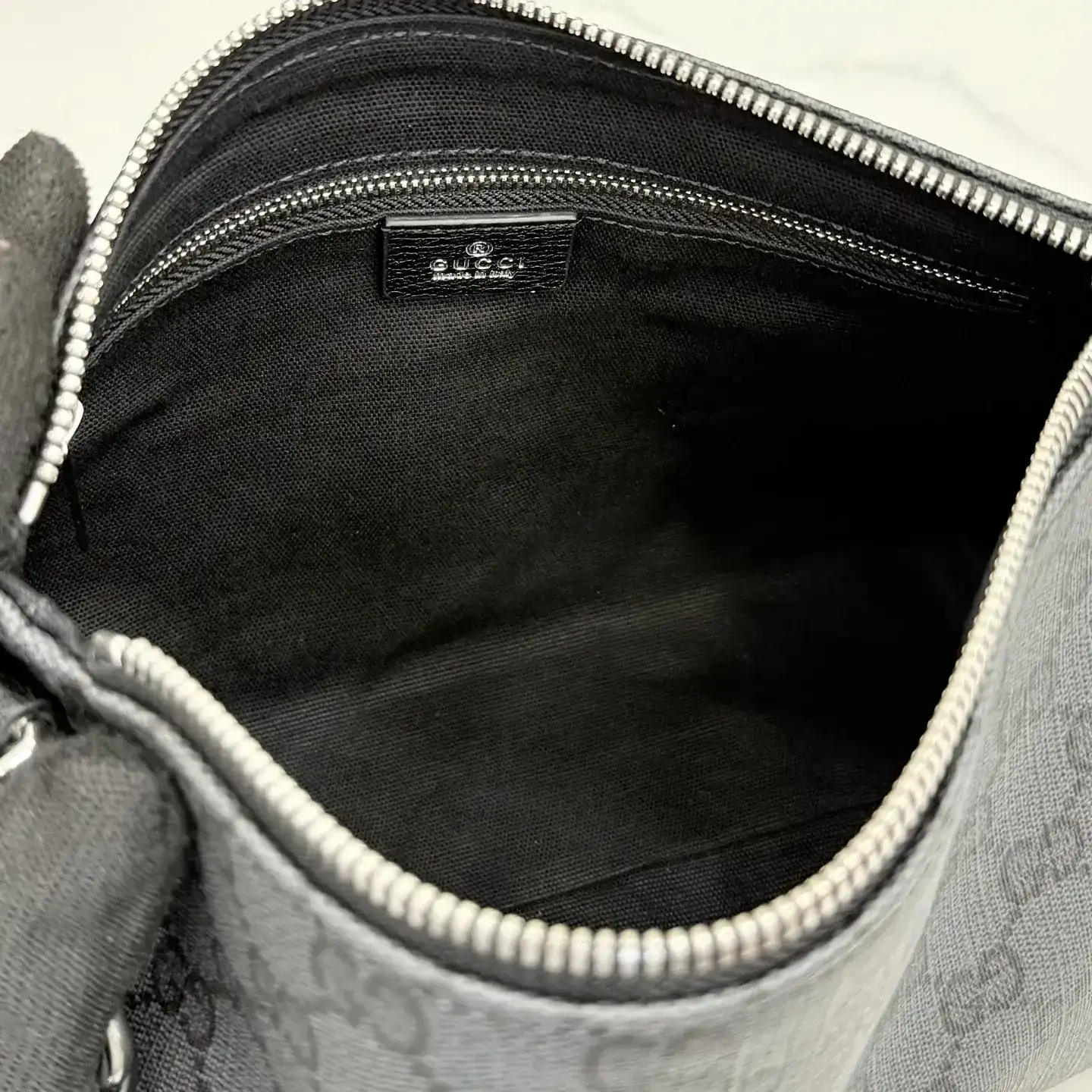 Gucci Black Generation Canvas and Leather Clutch product photo from LabelPicks