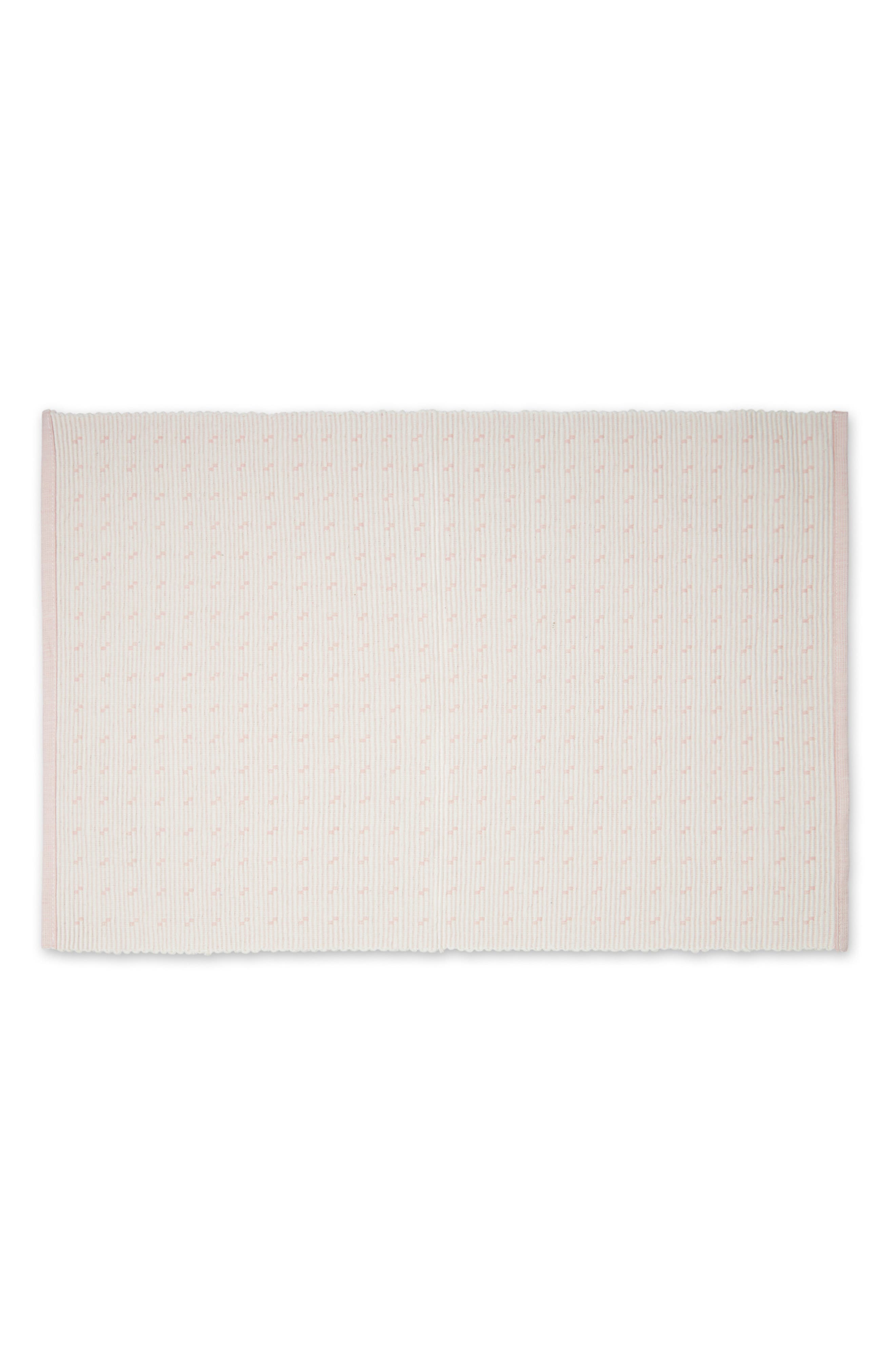 Design Imports Rose Dobby Dot Rib Set of 4 Placemats