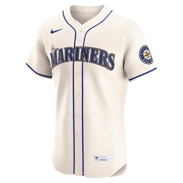 Seattle Mariners Nike Alternate Elite Jersey - Cream