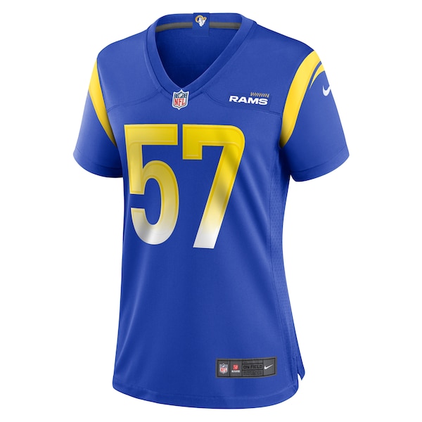 Zachary Thomas Los Angeles Rams Nike Women's Team Game Jersey -  Royal