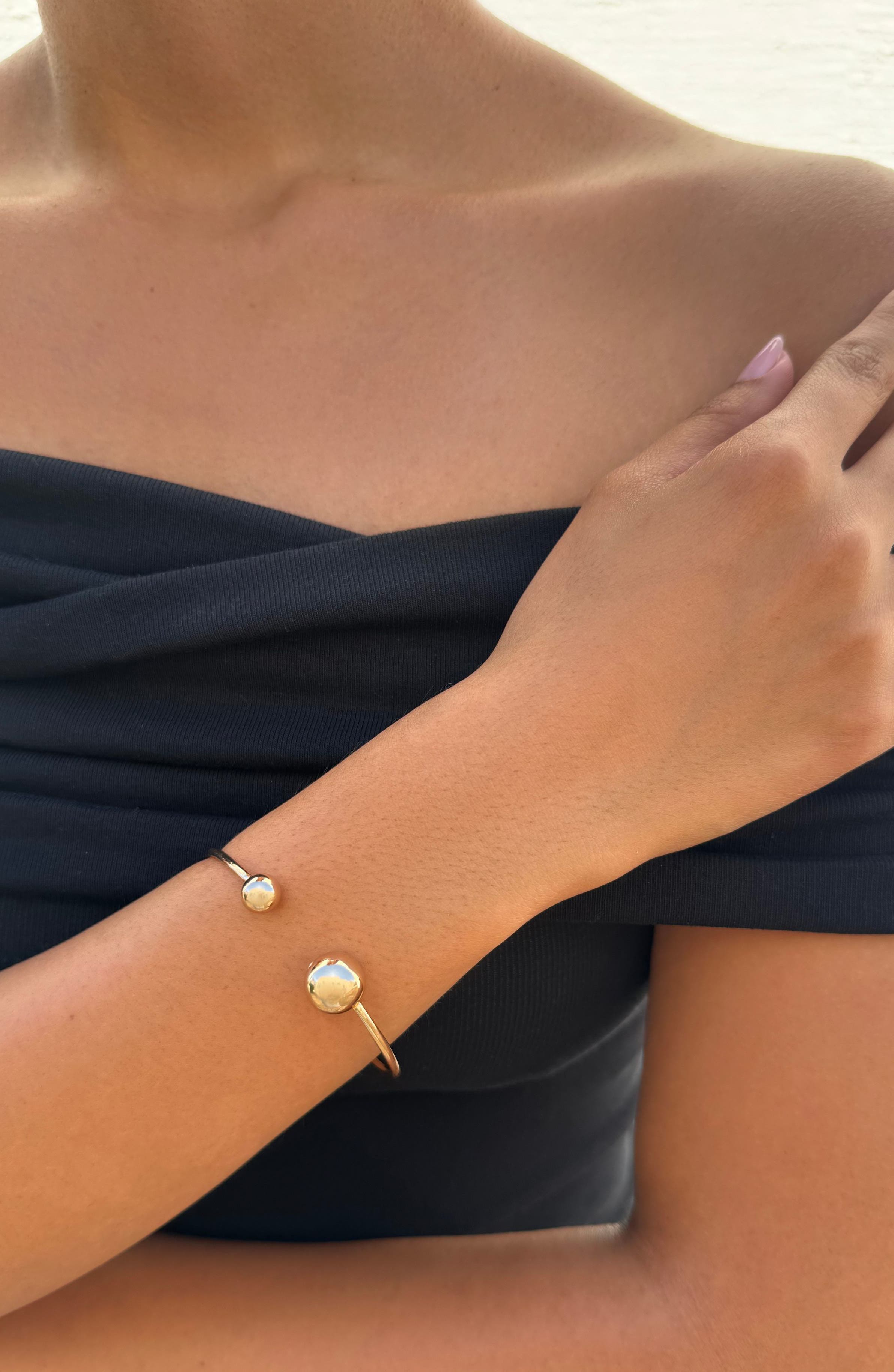 Adornia Spheres Cuff Bracelet
