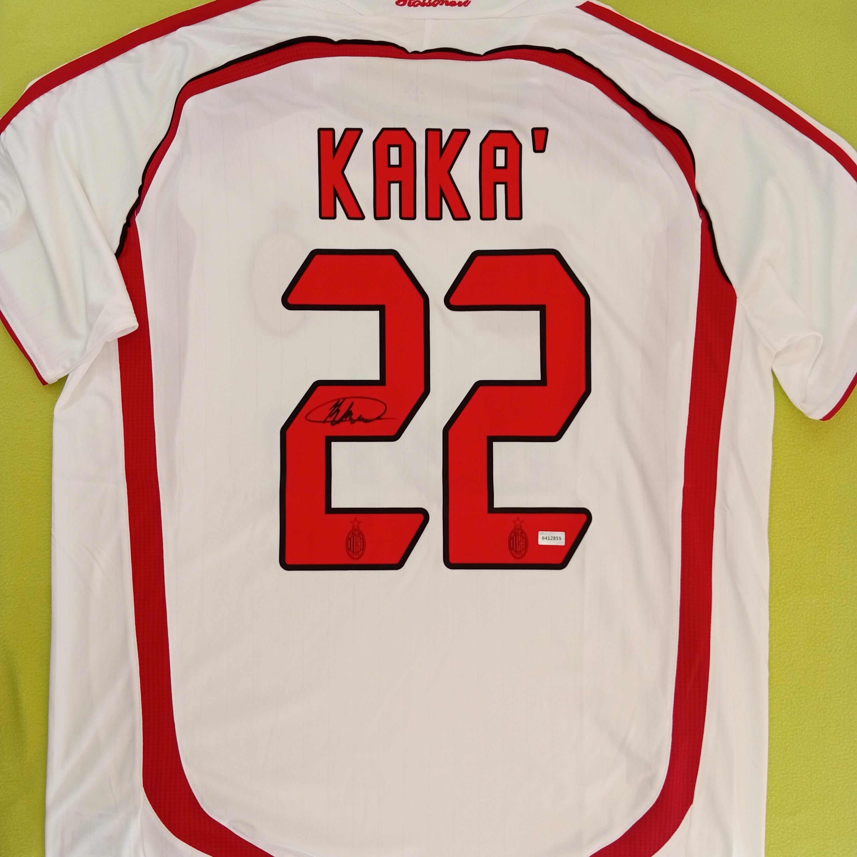 Ricardo Kaka Signed Autographed AC Milan Football Shirt With COA