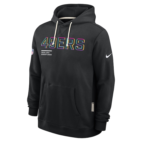 San Francisco 49ers Nike 2025 NFL Crucial Catch Sideline Standard Issue Dri-FIT Hoodie - Black