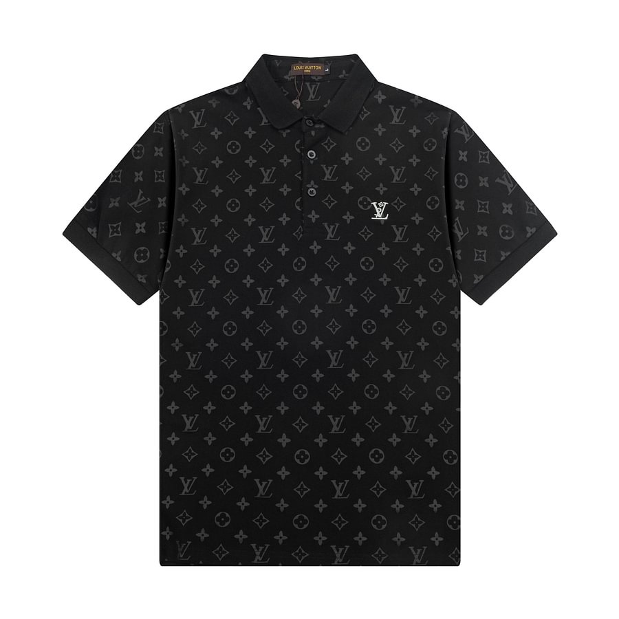 0419 New high-quality lapel polo shirt