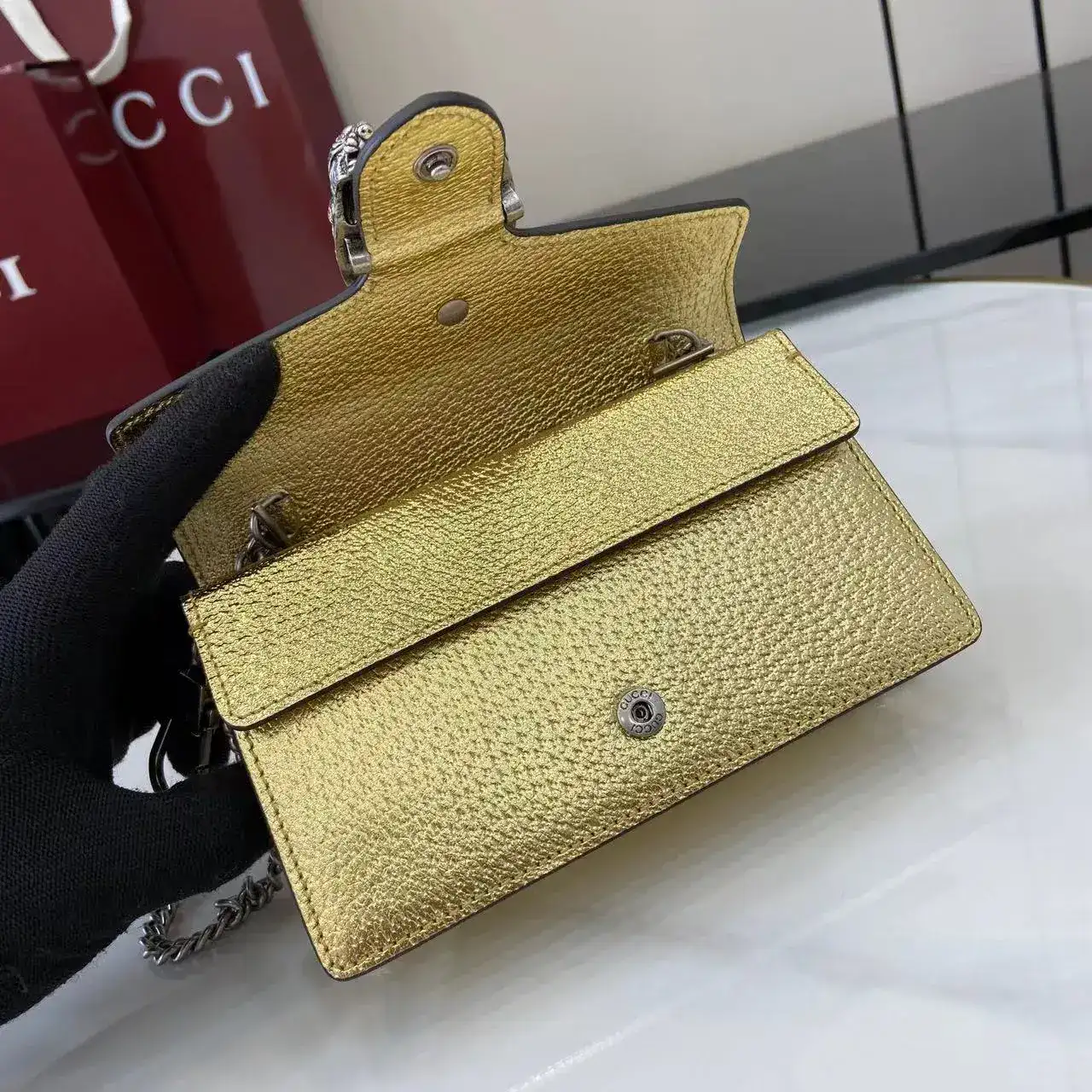 Gucci Gold Dionysus Crossbody Bag product photo from LabelPicks