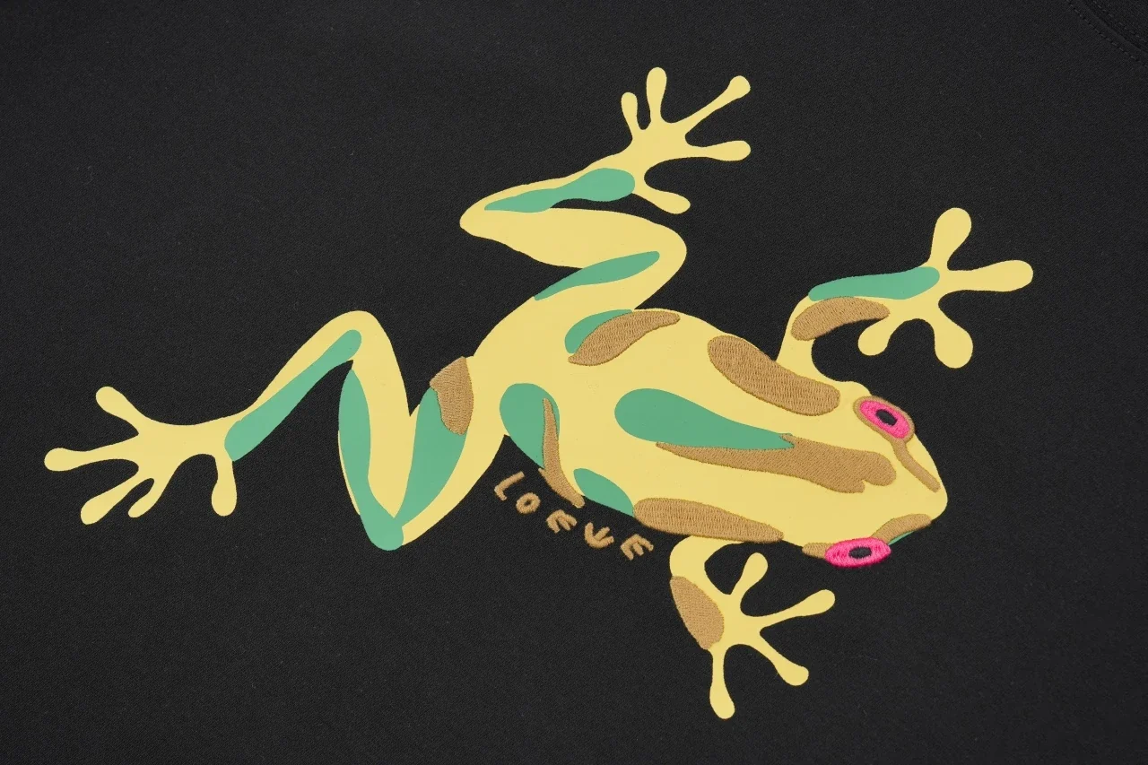 LOEWE Black Frog Graphic T-Shirt product photo from LabelPicks