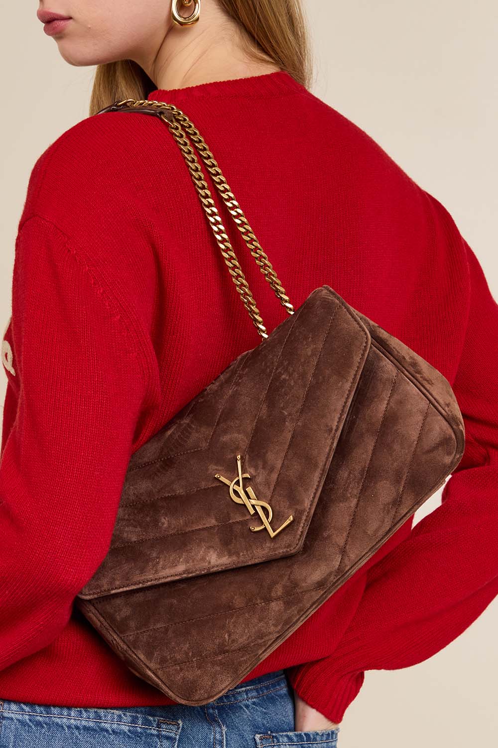 SAINT LAURENT תיק לולו מדיום