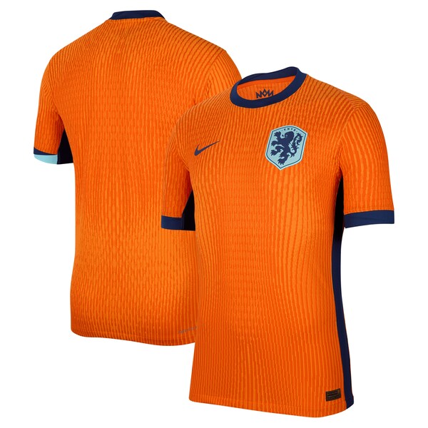 Netherlands National Team Nike 2024 Home Authentic Blank Jersey - Orange