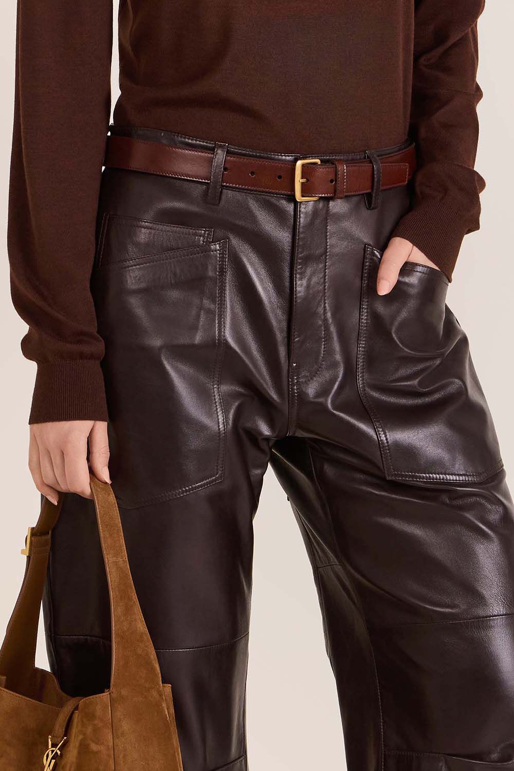 SAINT LAURENT חגורה