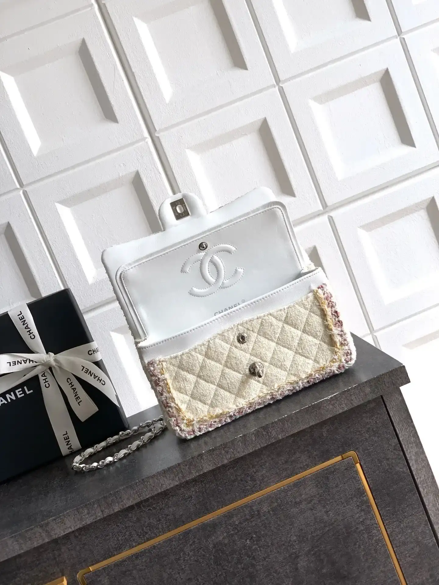 Chanel Woven Leather Crossbody Bag product photo from LabelPicks