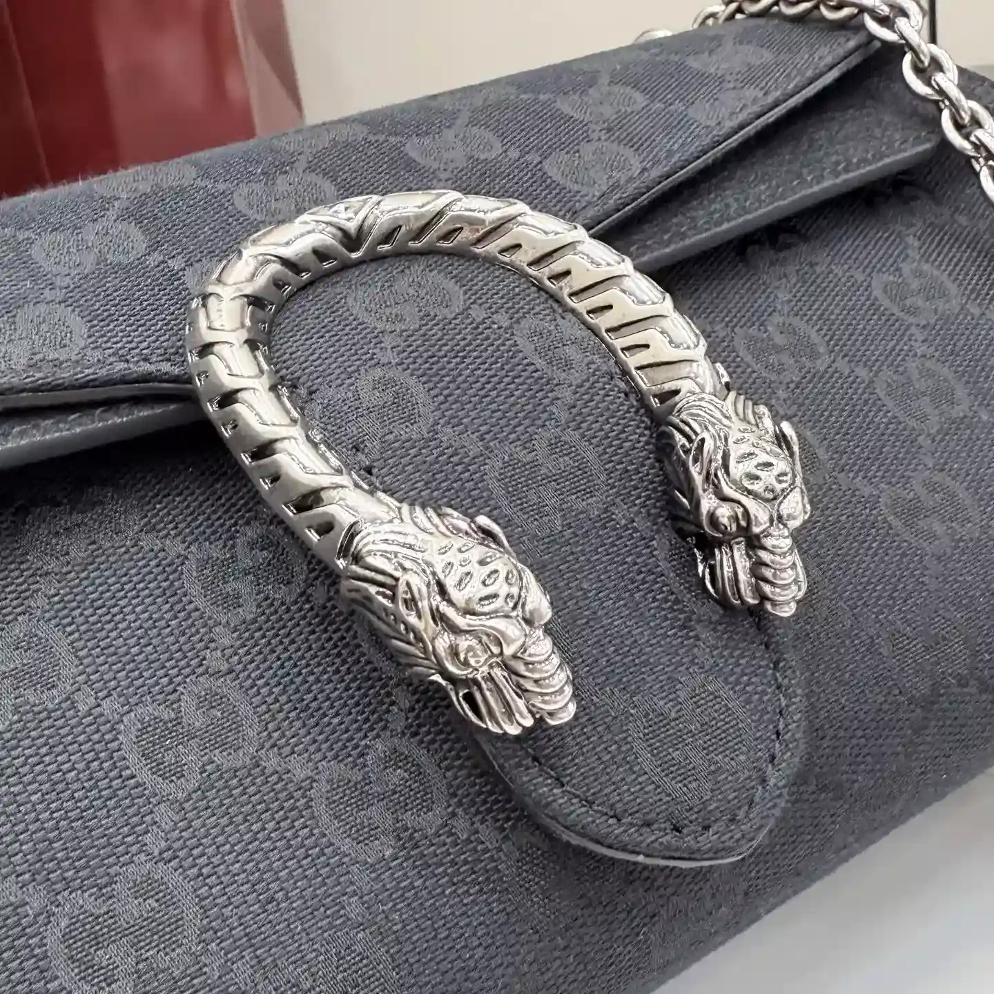 Gucci Black Dionysus Suede Leather Shoulder Bag product photo from LabelPicks